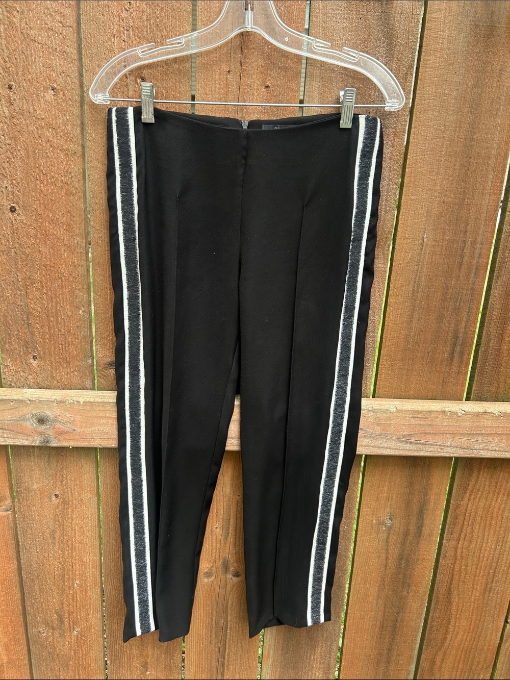 DREW Pants Isabella Striped Black Pants
